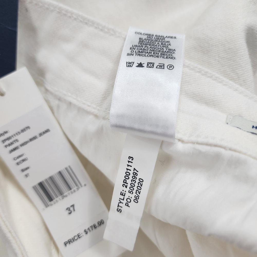 Vineyard Vines Womens Jamie High Rise Skinny Ankle Jeans White 37 2P001113-5579 - Picture 14 of 16